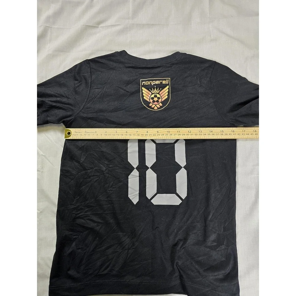 Nike Shirt Mens Medium Black‎ Dri-FIT Nonpareil 10 Soccer Graphic Tee DV7317-010